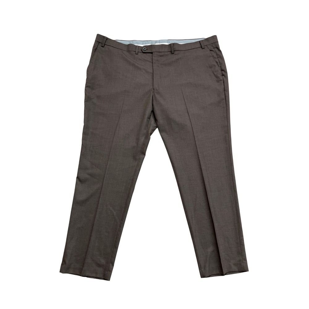Michael Kors Quiet Luxury Dress Pants Men Size 46W x 30L Espresso Old Money